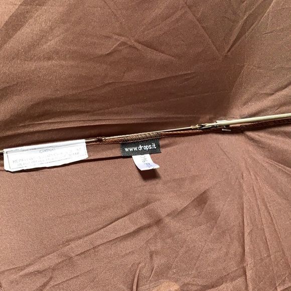 Moschino brown 35”  travel umbrella - Picture 6 of 8